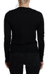 Dolce & Gabbana Black Floral Lace Button Cardigan Sweater